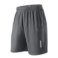 thumbnail image 1 of cfhntfmh Men's Workout Running Shorts Solid Color Quick Dry Gym Shorts Athletic Lightweight Shorts with Pockets for Men, 1 of 6