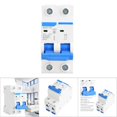 thumbnail image 4 of MCB Circuit Breaker DZ47-63 2P Miniature Circuit Breaker Leakage Protection Air Switch 400VAC, 4 of 7
