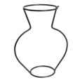 thumbnail image 2 of Dvkptbk The Racks Minimalist Abstract Vase Black Iron Brief Vase Flower Racks Ornaments Home Decor on Clearance, 2 of 3