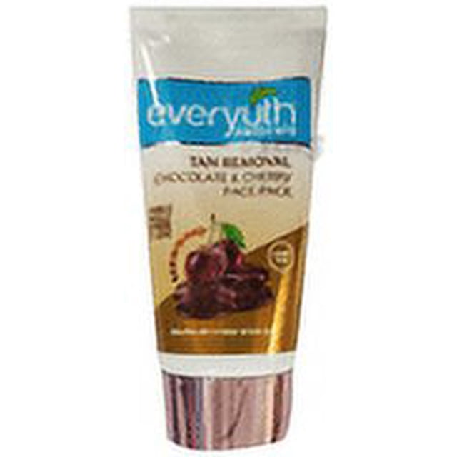 Everyuth Naturals Poudre pour le Visage au Chocolat et aux Cerises, Retrait du Brun Clair, Paquet 50 g