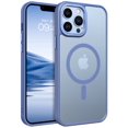 thumbnail image 1 of BENTOBEN iPhone 13 Pro Max Case Compatible with Mag-Safe 6.7" Tpu Magnetic Car Mount Support Light Blue, 1 of 7