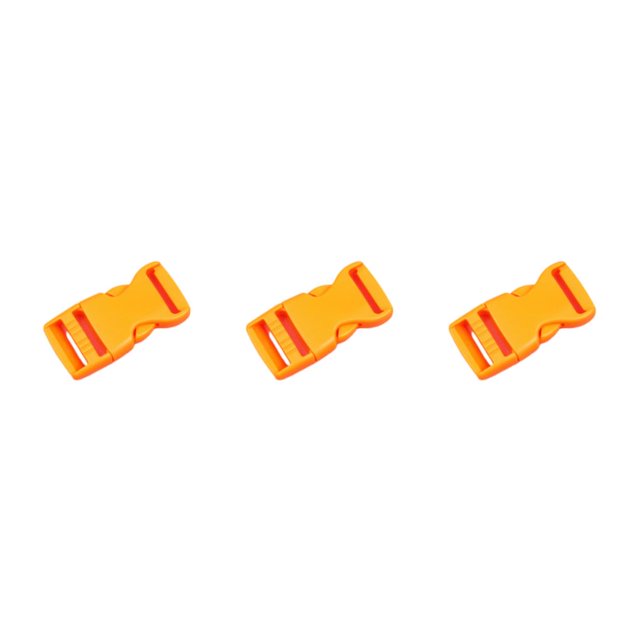 Transemion 10pcs/set Clasp Belt Buckles Designed With In Mind Convenient Release Buckle Orange color 3Set