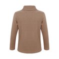 thumbnail image 3 of Yeahdor Chandails Thermiques à Manches Longues pour Garçon Fille, Doublés en Molleton, Couche de Base de Compression, T-Shirts à Col Rond, T-Shirts Doux, Café 140, 3 of 7