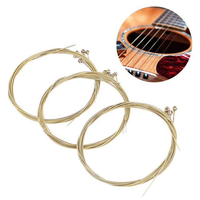 FLAMEEN Replacement Guitar Strings, Universal Guitar Strings, 0.008in To 0.047in Practical Acoustic Guitar For Folk Guitar Classic Guitar Guitar Lovers Guitar Beginners