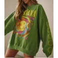 thumbnail image 1 of Chandail Ras du Cou Nirvana Visage Souriant Couleur Héliconia Chandail Nirvana Cadeau, 1 of 2