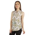 thumbnail image 3 of Moomaya Printed Tops For Women Cotton Ruffled Collar Sleeveless Casual Ethnic Tunic, 3 of 8