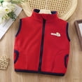 thumbnail image 1 of RXIRUCGD Manteau Sans Manches en Polaire pour Enfants, Rouge, Taille : 5 Ans, 1 of 6