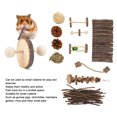 thumbnail image 4 of Small Pet Molar Toys, Hideout Bridge Teeth Grinding Chew String Hamster Toys Set  For  For Guinea Pig, 4 of 8