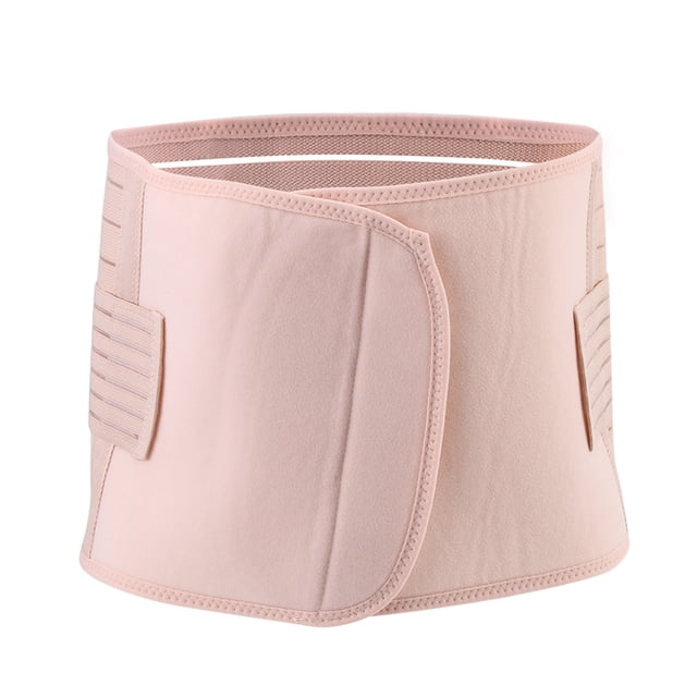 Ejoyous Post-Partum Bande de Récupération, Ceinture de Soutien Post-Partum beige Conçue pour les Femmes Post-Grossesse. Fabriquée en nylon Respirant et Extensible, Elle Présente une Fermeture Ajustable à Crochets et Boucles pour un Ajustement Sécuritaire. la Ceinture Offre un Soutien du Dos et de la Taille, Aide à Corriger la posture et Resserre le Ventre Post-Partum. Convient à la Récupération après Césarienne et au Modelage du Corps.