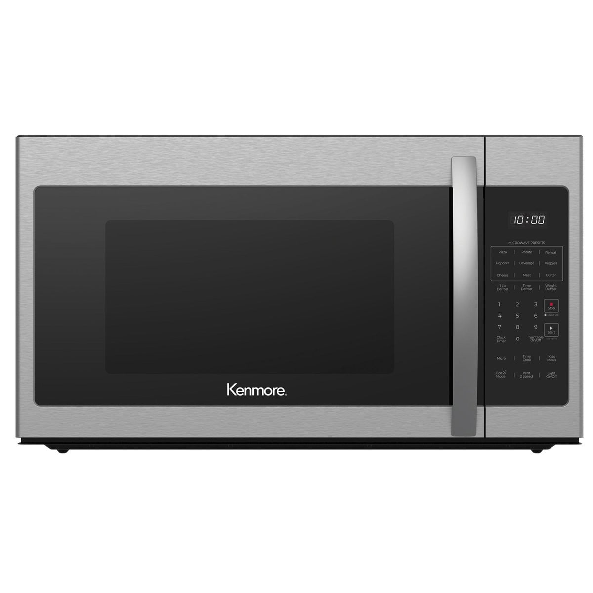 Kenmore 30 in. 1.7 cu ft. Stainless Steel Over The Range Microwave with Auto-Cook Options, 300 CFM