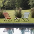 thumbnail image 4 of Lafuma Maxi Transat Colorblock Pliable Inclinable Sling Chaise Longue, Clémentine, 4 of 5