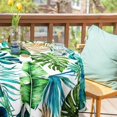 thumbnail image 2 of Nappe d'Extérieur Imperméable avec Trou pour Parasol pour Table Ronde 60x60 Pouces Nappe de Patio Forêt Tropicale avec Fermeture Éclair, 2 of 5