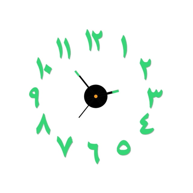 EGNMCR Alarm Clocks for Bedrooms, Clocks for Living Room DIY Luminous Stereo Digital Wall Clock Wall Sticker Clock Living Room Decoration Clock Wall Clock Wall Sticker