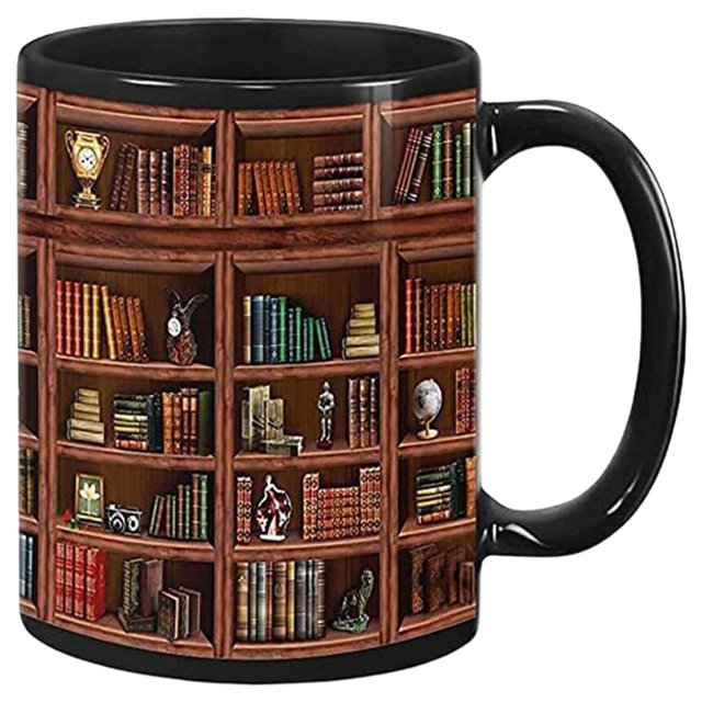 Bibliothèque Tasse Bibliothèque Amant Tasse Dictons Tasse Lecture 301-400ml Bibliothécaire