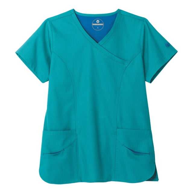 Fundamentals Haut de Sarrau Enveloppant Moderne pour Femmes, Style 14371
