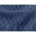 thumbnail image 4 of oneOone Viscose Jersey Navy Blue Fabric Chevron Block Sewing Material Print Fabric By The Yard 60 Inch Wide, 4 of 5
