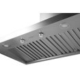 thumbnail image 3 of Ancona 36" Galleria Pyramid Wall Mount Range Hood in Stainless Steel, 3 of 5