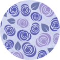 thumbnail image 1 of Ahgly Company Tapis d'Intérieur Lavable en Machine Carré Transitionnel Bleu Ciel, 3 Pieds Carré, 1 of 7