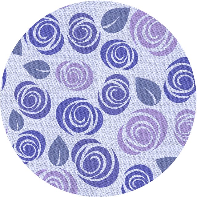 Ahgly Company Tapis d'Intérieur Lavable en Machine Carré Transitionnel Bleu Ciel, 3 Pieds Carré