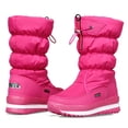 thumbnail image 5 of Kcodviy Women's Winter Solid Color Snow Boots Women Size 9W Thick Soled and Fleece Puffy Snow Boots Women Protective Snow Boots Slip Snow Boot on Boots, 5 of 5