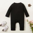 thumbnail image 3 of PatPat Baby's Cotton Knitted Style Solid Cardigan Long-sleeve Jumpsuit, 3 of 6
