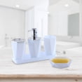 thumbnail image 1 of Bathroom Accessory Set, Soap Dispenser, Toothbrush Holder, Tumbler Cup, Soap Dish, Organizer Tray, Countertop Storage, Modern Decor, 1 of 7