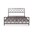 thumbnail image 1 of Claudia Modern Iron King Bed Frame, Hammered Copper, 1 of 8
