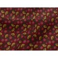 thumbnail image 4 of oneOone Viscose Jersey Fabric Leaves & Floral Block Print Sewing Fabric BTY 60 Inch Wide, 4 of 4