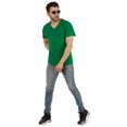 thumbnail image 4 of Inkmeso Men's V-neck Basic Tshirt Short Sleeve Solid Regular Fit Cotton Tee, 4 of 7