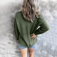 thumbnail image 5 of Veste pour Femmes à Manches Longues Col en V Boutons Pull Tricoté Automne Pull Décontracté, 5 of 5