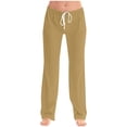 thumbnail image 1 of FAIWAD Pantalon de Pyjama Femme Décontracté Confortable Ample Pantalon de Maison Extensible à Cordon Bas de Pyjama Pantalon Tenue d'Intérieur, 1 of 5