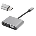 thumbnail image 4 of Type-C To  Connecting Adapter Type-C Hub USB-C Hub USB C Dongle Work for Office Silver,Gray, 4 of 8