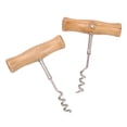 thumbnail image 4 of Corkscrew Stainless Steel Opener Key And Portable T Shape Manual Opener Corkscrew For Home Bottles Opener Easy Screw In And Pull Wireless Curtain Opener War Punch Can Opener, 4 of 4