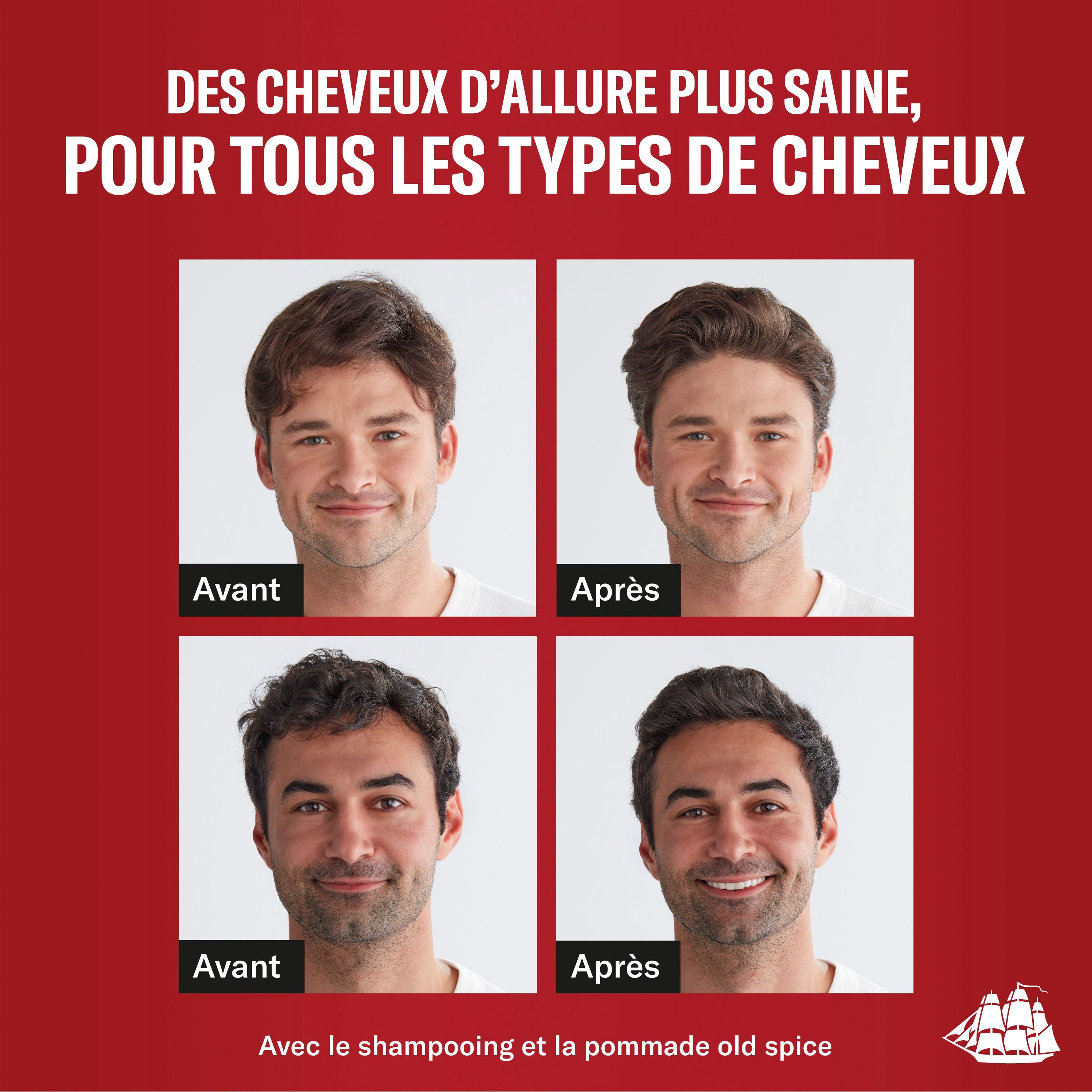 Old Spice Swagger 2en1 Shampooing et Revitalisant pour Hommes