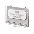 thumbnail image 3 of MesaSe Wood Key Hook Holder Wall Hanging Organizer，Rustic Wall-Mounted Key Holder for Keychain Retro Wall Hanging Key Organizer Rack, 3 of 10
