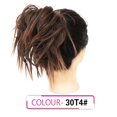 thumbnail image 2 of Tousled Updo Messy Bun Hair Piece Elastic Synthetic Hair Scrunchies Ponytail Extension, 2 of 7