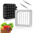 thumbnail image 1 of JP 1/2'' Replacement Chopper Blade & Pusher - For Vegetable, Fruit & French Fry Cutting Machines, Silver, 1 of 7