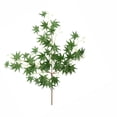 thumbnail image 2 of EGNMCR Halloween Decorations, Thanksgiving Decorations 1 PCS Fall Decor Artificial Silk Maple Leaves Branches Set 35.43 Inch Fall Stems Faux Maple Leaves For Wedding Bouquet Table Maple Leaf Bunch, 2 of 6