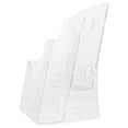 thumbnail image 4 of LNGOOR Acrylic Brochure Holder Paper Holder A5 2 Tier Magazine Holder Countertop Display Stand, 4 of 9