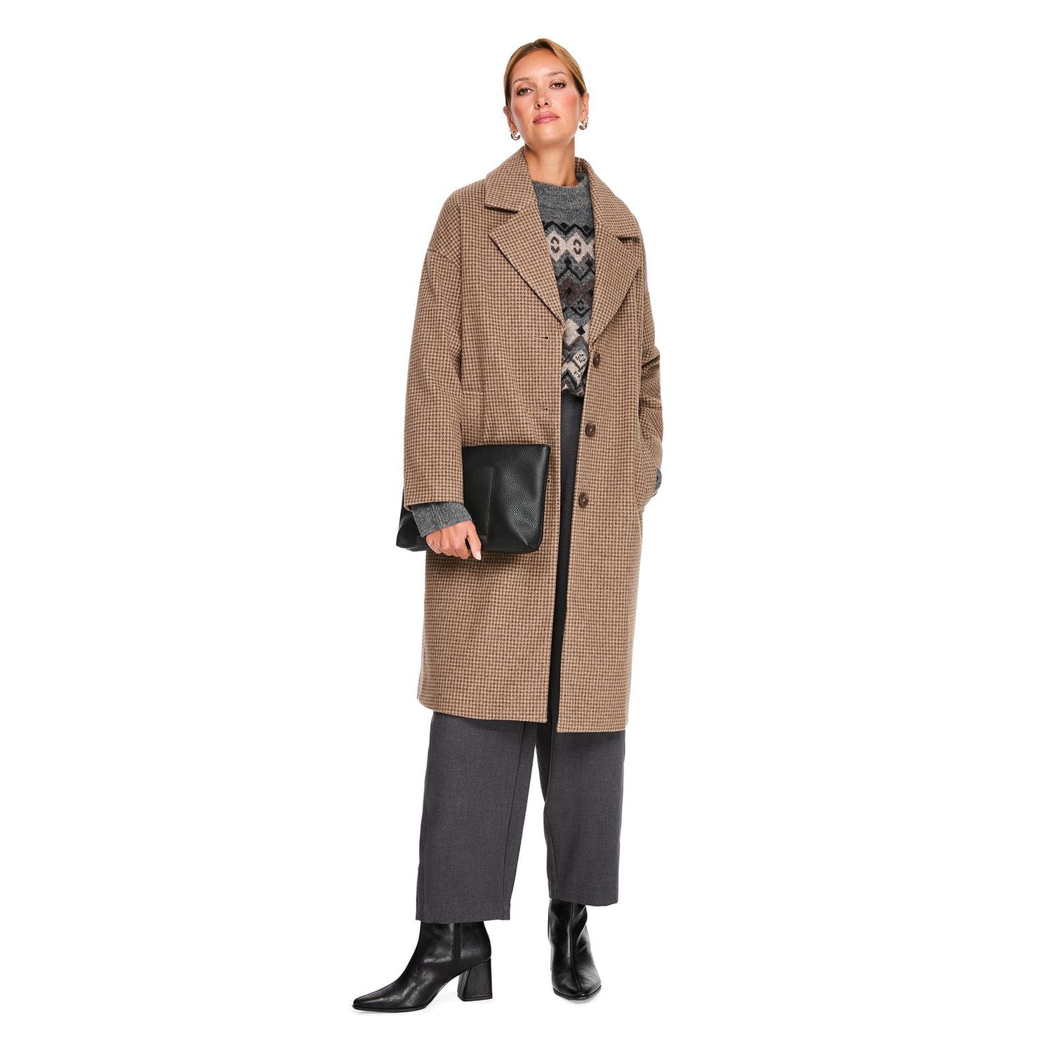 Manteau en laine George pour femmes