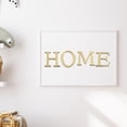 thumbnail image 4 of 3D Acrylic Large Letter Wall Stickers For DIY Home With Self Logo Art And Decals In Gold Finishes For Living Room Bedroom And Shopfront Use, 4 of 5