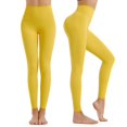 thumbnail image 2 of DXOUPM Pantalon de Yoga pour Femmes Dames Simple Taille Haute Leggings d'Entraînement pour Gym Course et Mise en Forme, 2 of 3