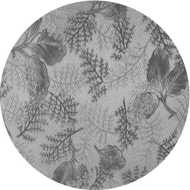 Ahgly Tapis d'Intérieur Lavable en Machine Carré Gris Nuage Gris, 3 Pieds Carré
