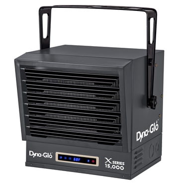 Dyna-Glo Chauffage de Garage Électrique à Double Puissance 15 000 W, Noir