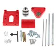 thumbnail image 4 of ziyahi Woodworking Punch Locator Drill Guide Adjustable Drilling Template Red, 4 of 9