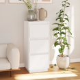 thumbnail image 1 of vidaXL Sideboard White 32x34x75 cm Solid Wood Pine, 1 of 2