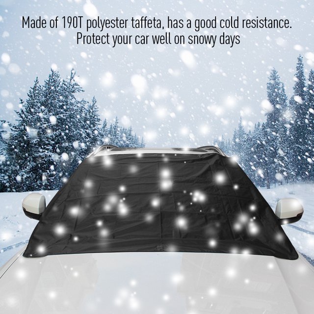 Labymos Car Windshield Snow Cover Window Cover 150*120cm Sunshade Snow Covers Winter Summer Auto Sun
