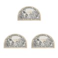 thumbnail image 4 of Youkk Bathroom Rugs Water Absorbent Floor Bath Mat Carpet Planter Semicircle 40x60cm 3Set, 4 of 6