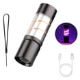 thumbnail image 1 of RKSTN Râteau à Tapis Haute Puissance Lampe de Poche LED Rechargeable Mini Zoom Torche Extérieur Camping Lampe Lanterne Lampe de Poche, 1 of 1