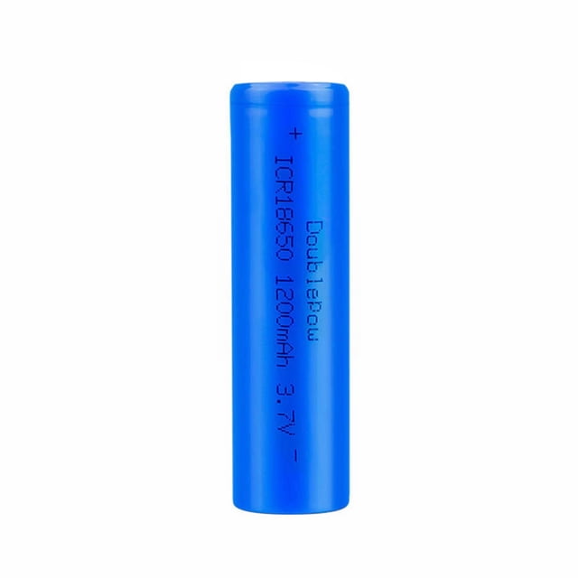 Rechargeable Large Capacity Battery 3.7v Rechargeable Battery for Flashlights. Doorbells. Headlights. Remote Control Cars Li-ion 18650 cell 65mm x 18mm 3.7V single rechargeable battery rated up to 1000 charge cycles, suitable for LED flashlights, emergency lights, toys and often used for DIY power banks. KLONRS.